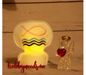 Stickmuster ITH - Teelichthüllen christliche Motive